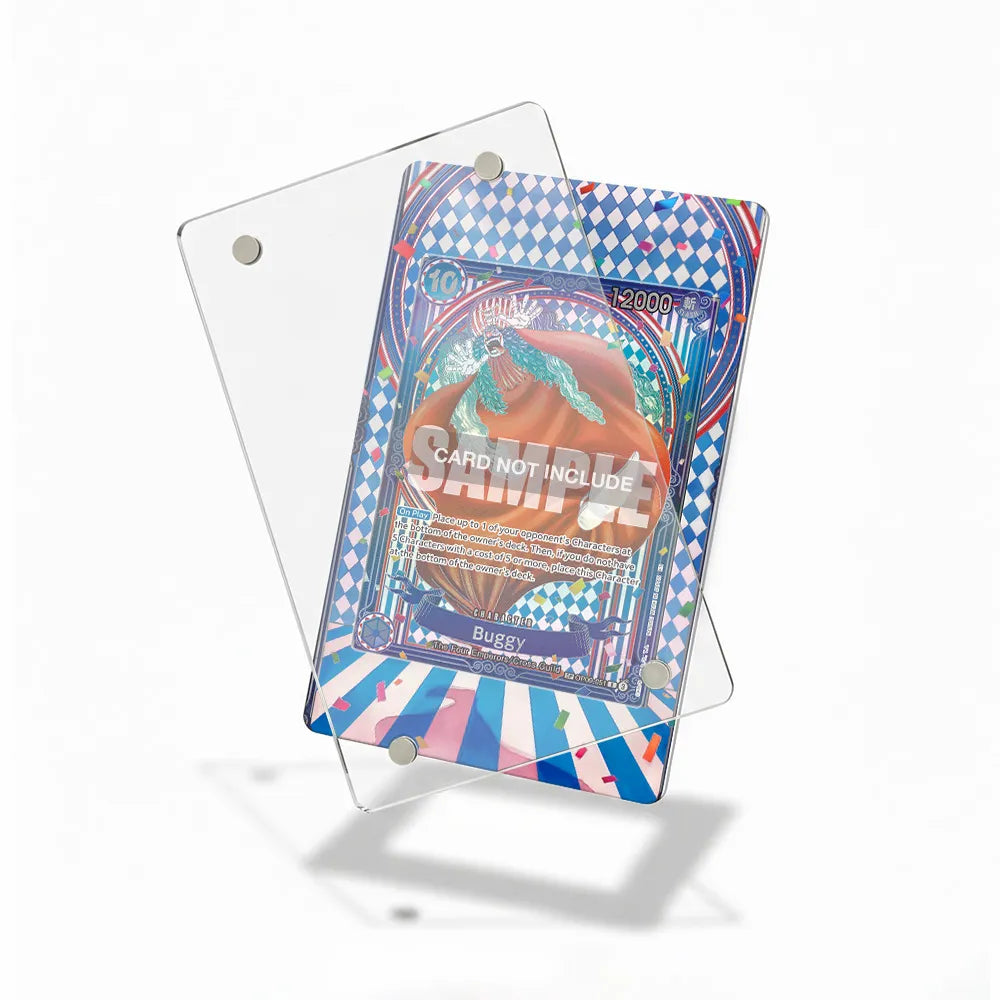 Buggy OP09-051 3rd Anniversary Silver Special Rare OP14 Extended Art Display Cases - Magnetic Case - Detail View