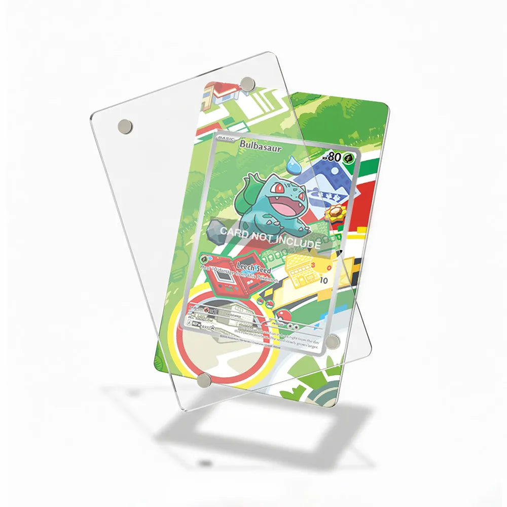 Bulbasaur 037 Promo MEP Extended Art Display Cases - Magnetic Case - Detail View