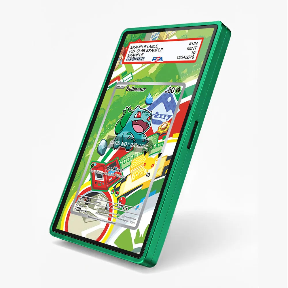 Bulbasaur 037 Promo MEP Extended Art Display Cases - PSA Slab Case - Side View