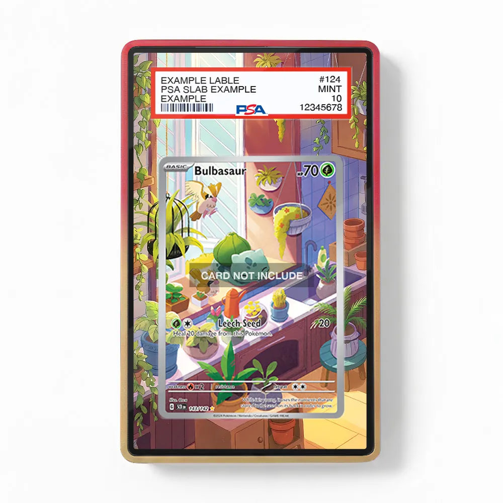 Bulbasaur 143-142 IR AR Stellar Crown Extended Art Display Cases - PSA Graded Guard Case - Front View