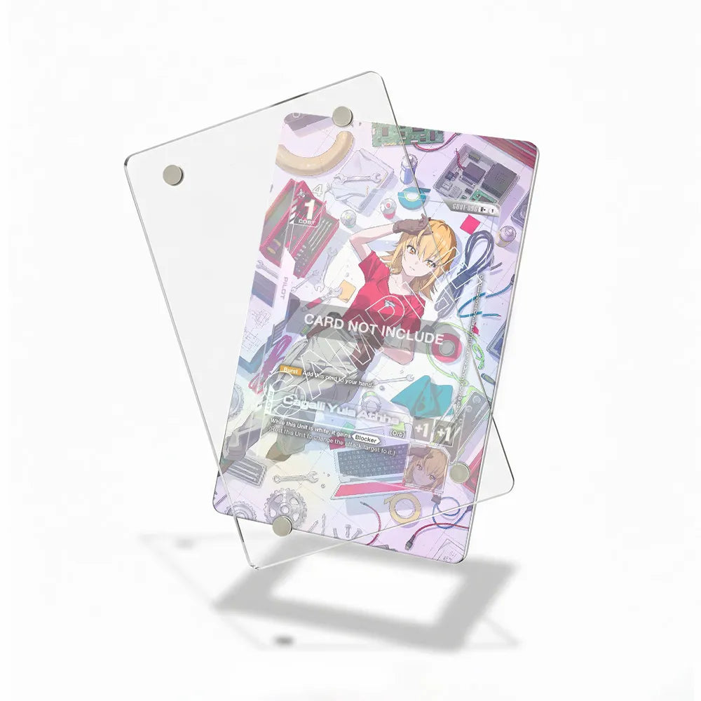 Cagalli Yula Athha 096 Gundam GD01 EN Extended Art Display Cases - Magnetic Case - Detail View