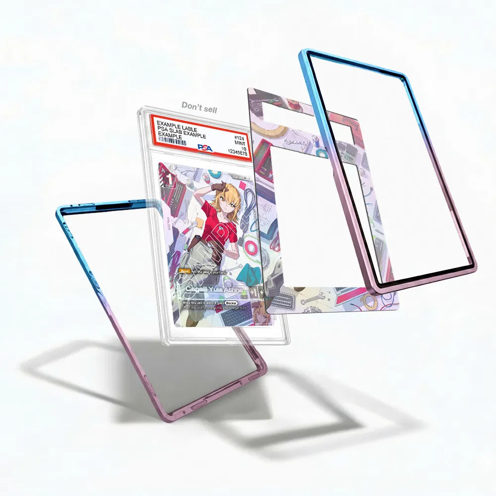 Cagalli Yula Athha 096 Gundam GD01 EN Extended Art Display Cases - PSA Slab Case - Detail View