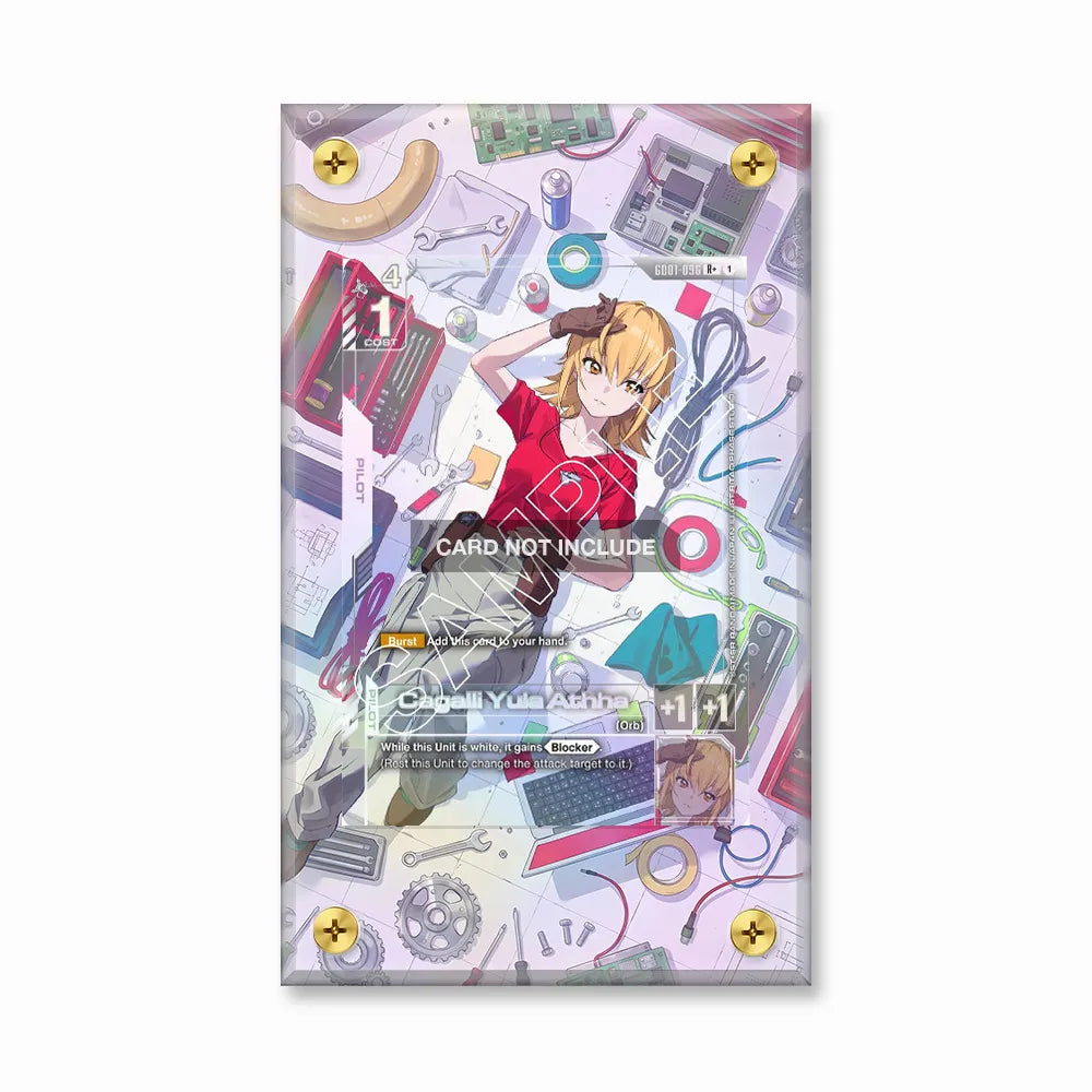 Cagalli Yula Athha 096 Gundam GD01 EN Extended Art Display Cases - Screws Case - Front View