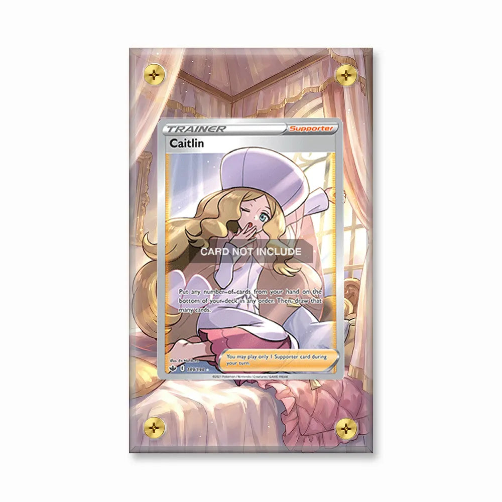 Caitlin 189-198 SR Chilling Reign Extended Art Display Cases - Screws Case - Front View