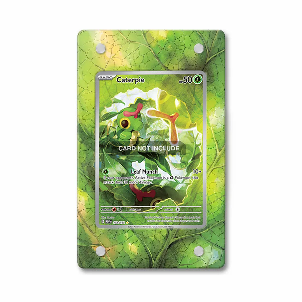 Caterpie 172-165 IR AR Pokemon 151 Extended Art Display Cases - PSA Graded Guard Case - Front View
