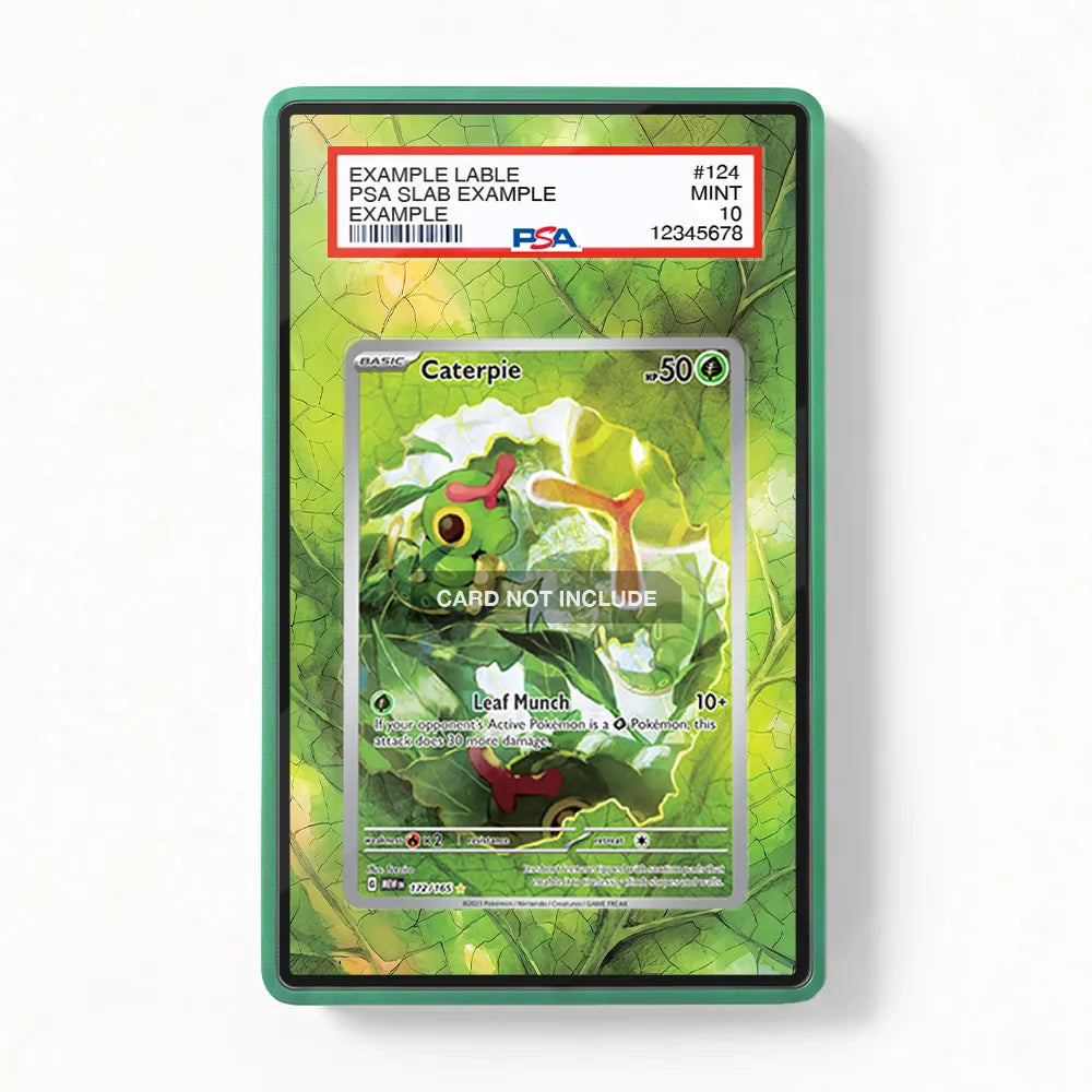 Caterpie 172-165 IR AR Pokemon 151 Extended Art Display Cases - PSA Graded Guard Case - Front View