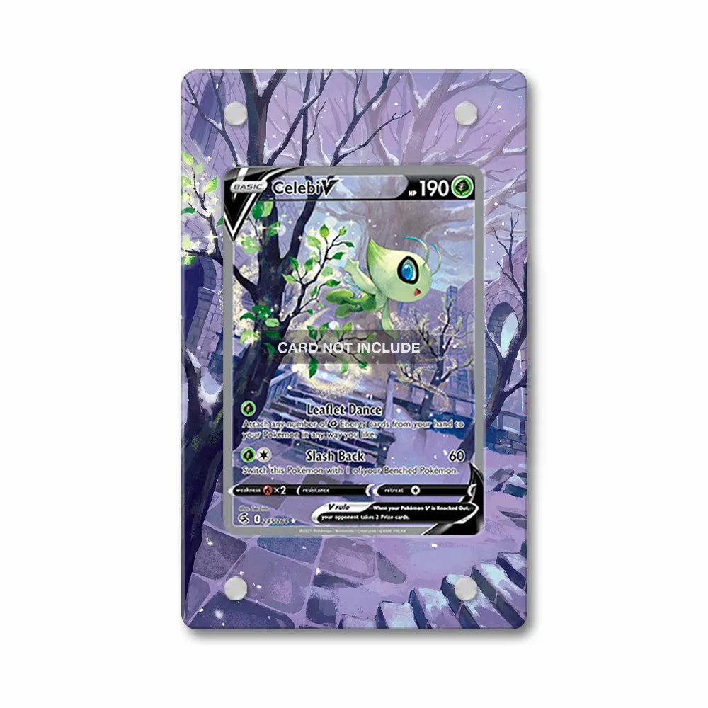 Celebi V 245-264 SIR SAR Fusion Strike Alternate Art Extended Art Display Cases - Magnetic Case - Front View