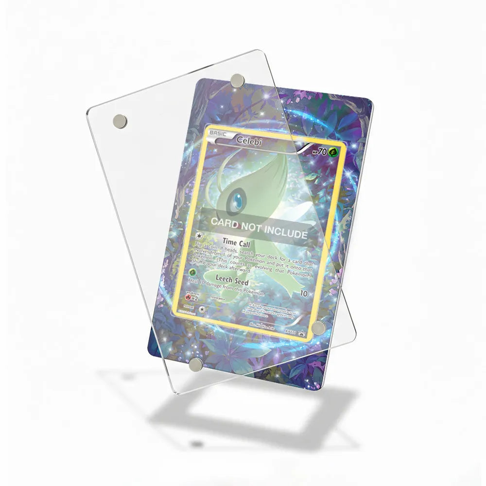 Celebi XY111 Promo XY Series Extended Art Display Cases - Magnetic Case - Detail View