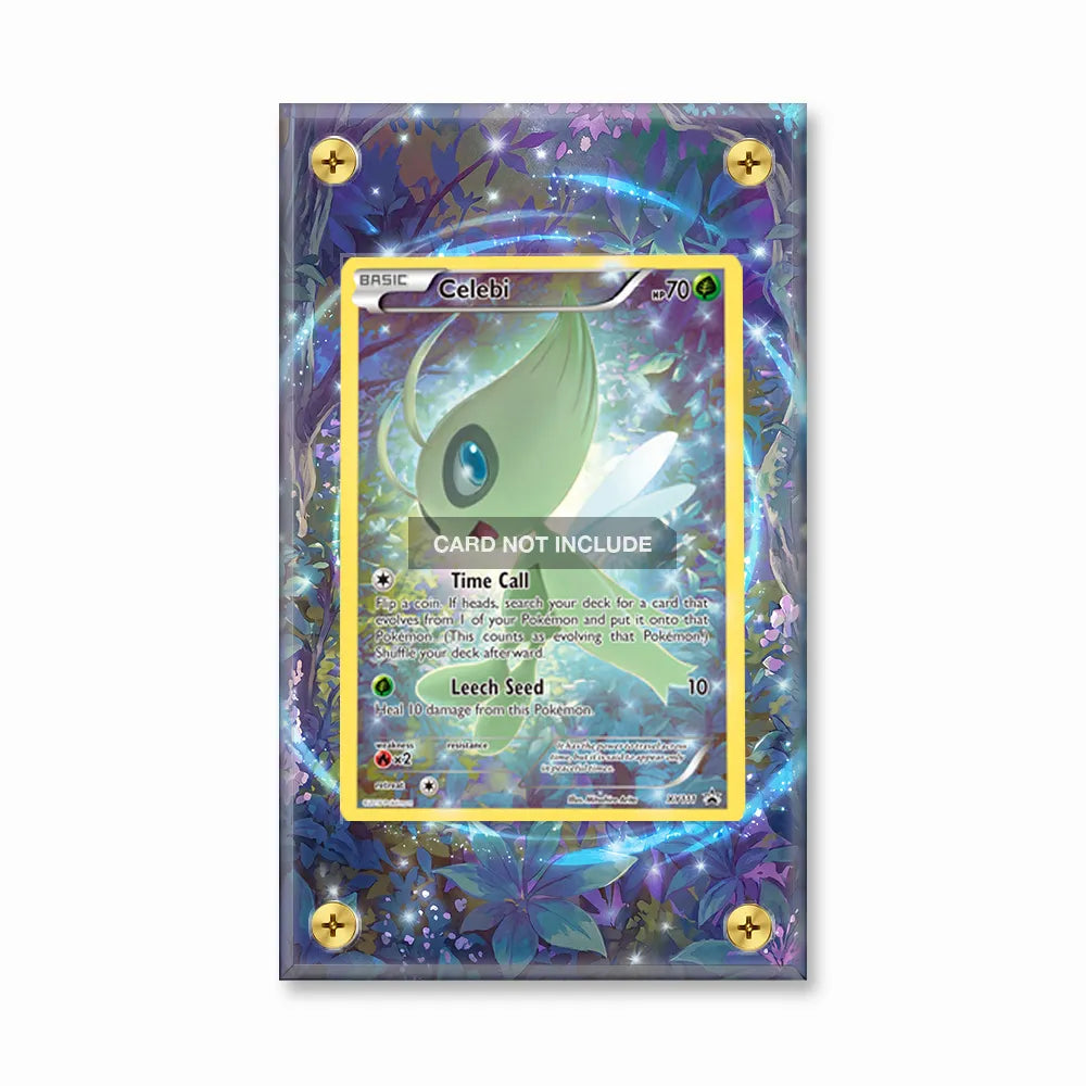 Celebi XY111 Promo XY Series Extended Art Display Cases - Screws Case - Front View