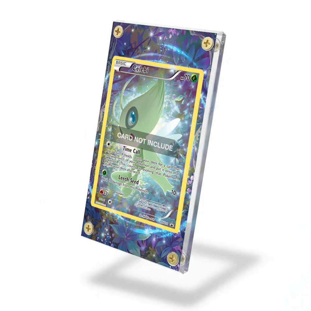 Celebi XY111 Promo XY Series Extended Art Display Cases - Screws Case - Side View