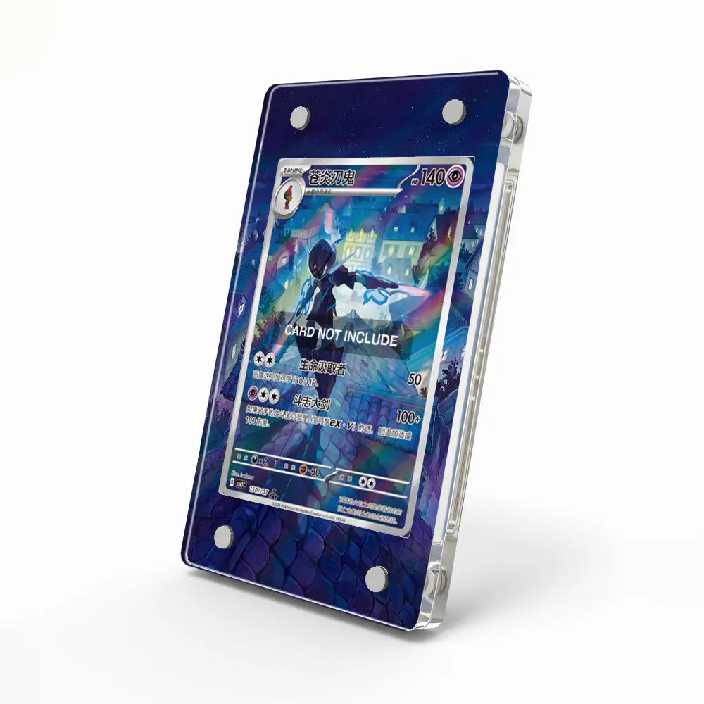 Ceruledge 1507-07 Gem Pack 3 Chinese Exclusive Extended Art Display Cases - Magnetic Case - Side View