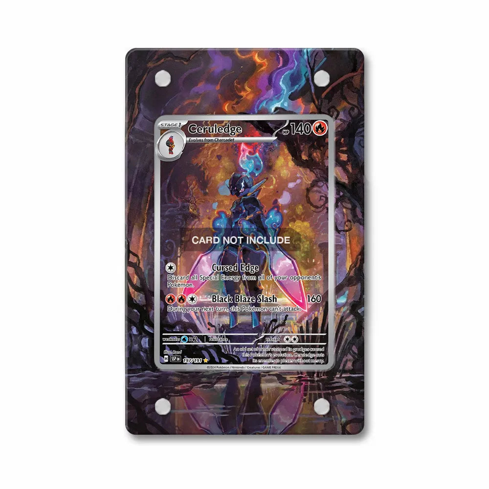 Ceruledge 197-191 Sscarlet & Violet Extended Art Display Cases - PSA Slab Case - Front View