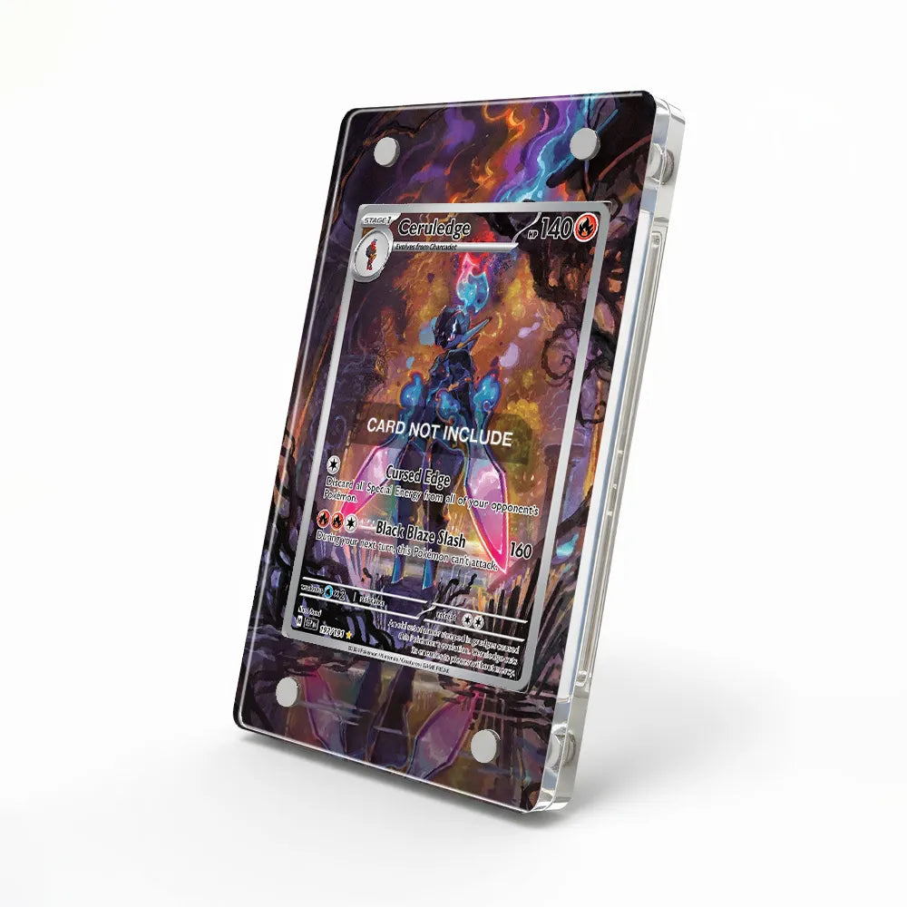 Ceruledge 197-191 Sscarlet & Violet Extended Art Display Cases - Magnetic Case - Side View