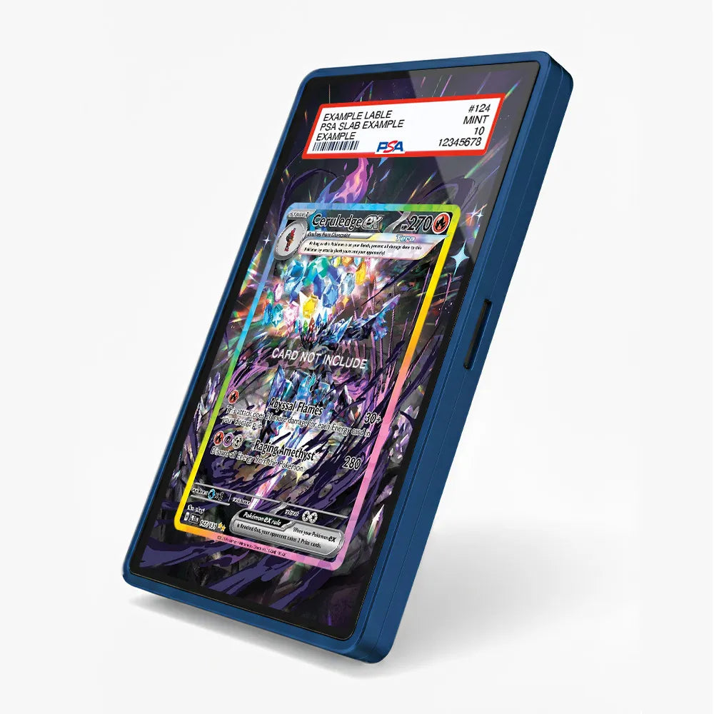 Ceruledge ex 147-131 Special Illustration Rare PRE Extended Art Display Cases - PSA Slab Case - Side View