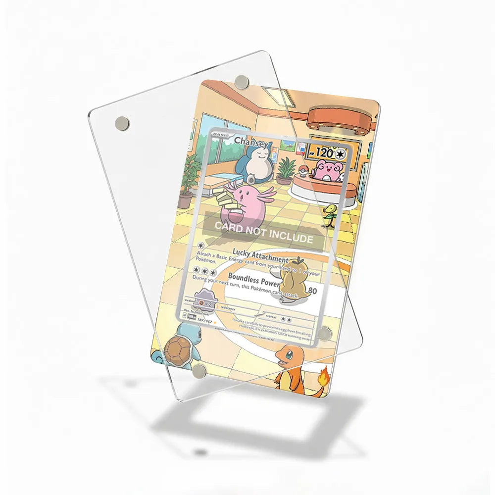 Chansey 187-167 IR AR Twilight Masquerade Extended Art Display Cases - Magnetic Case - Detail View