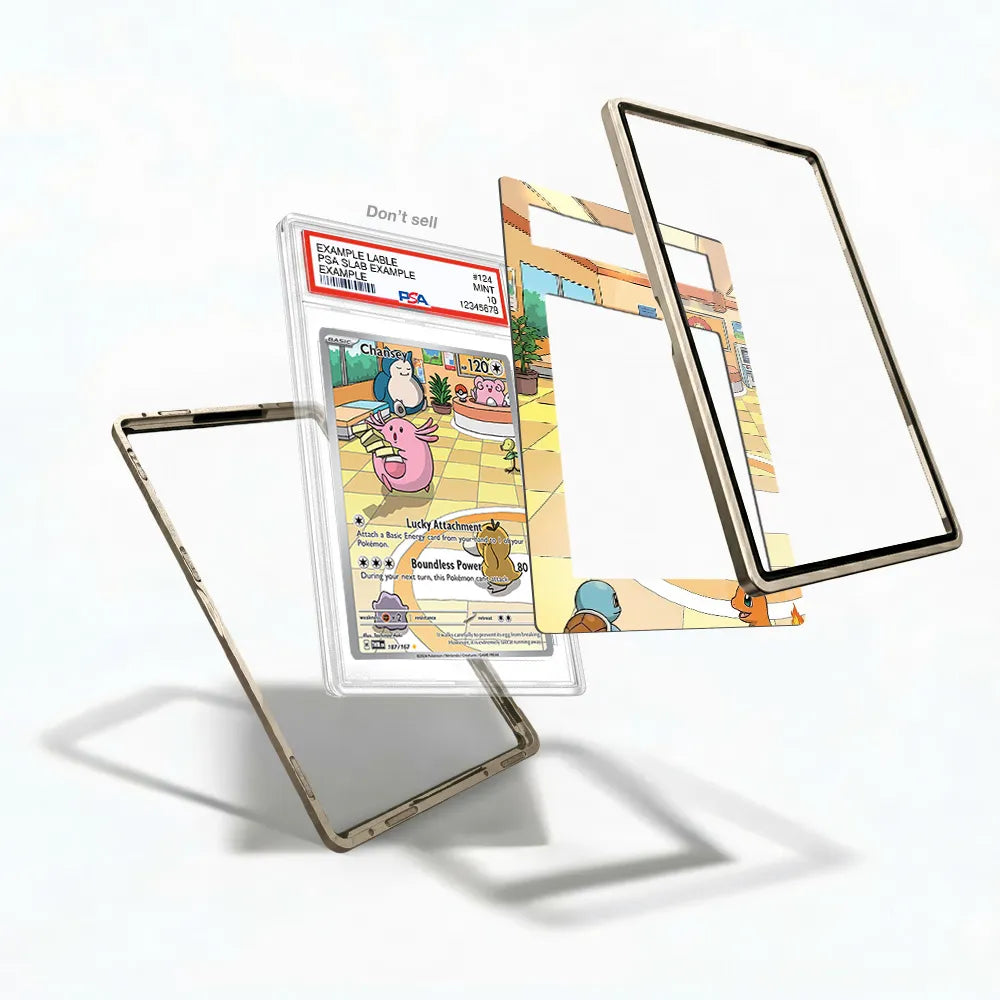 Chansey 187-167 IR AR Twilight Masquerade Extended Art Display Cases - PSA Slab Case - Detail View