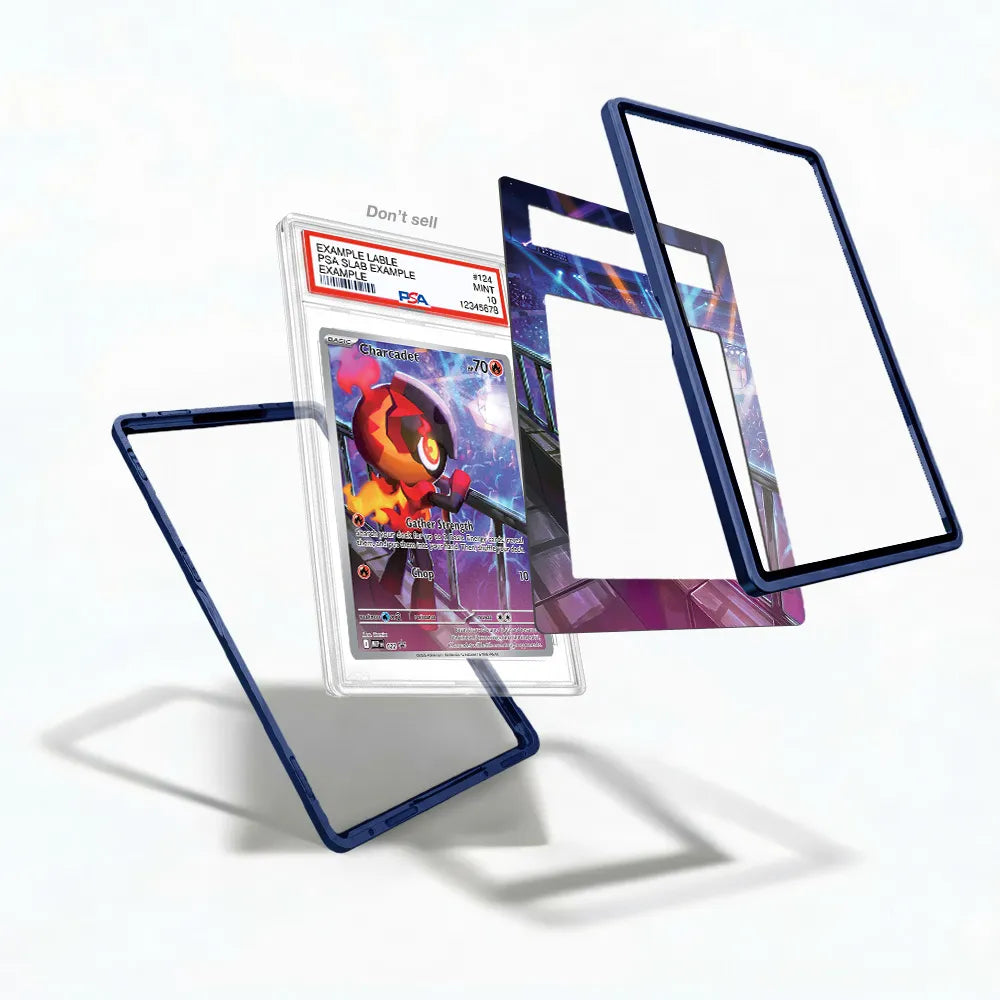Charcadet MEP 022 Promo Extended Art Display Cases - PSA Slab Case - Detail View