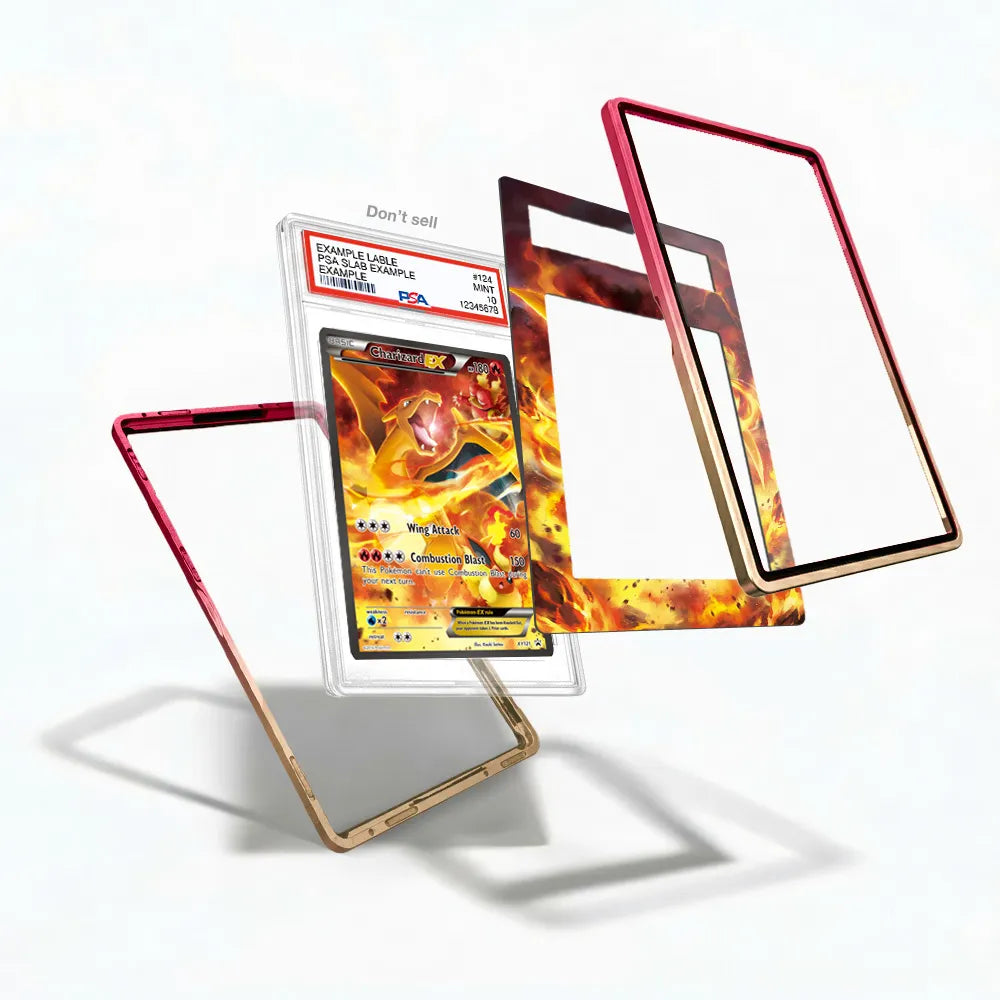 Charizard-EX XY121 Promo XY Series Extended Art Display Cases - PSA Slab Case - Detail View