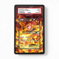 Charizard-EX XY121 Promo XY Series Extended Art Display Cases - PSA Slab Case - Front View