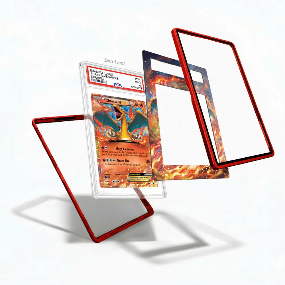 Charizard-EX XY17 Promo XY Series Extended Art Display Cases - PSA Slab Case - Detail View