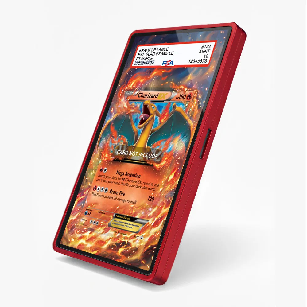 Charizard-EX XY17 Promo XY Series Extended Art Display Cases - PSA Slab Case - Side View
