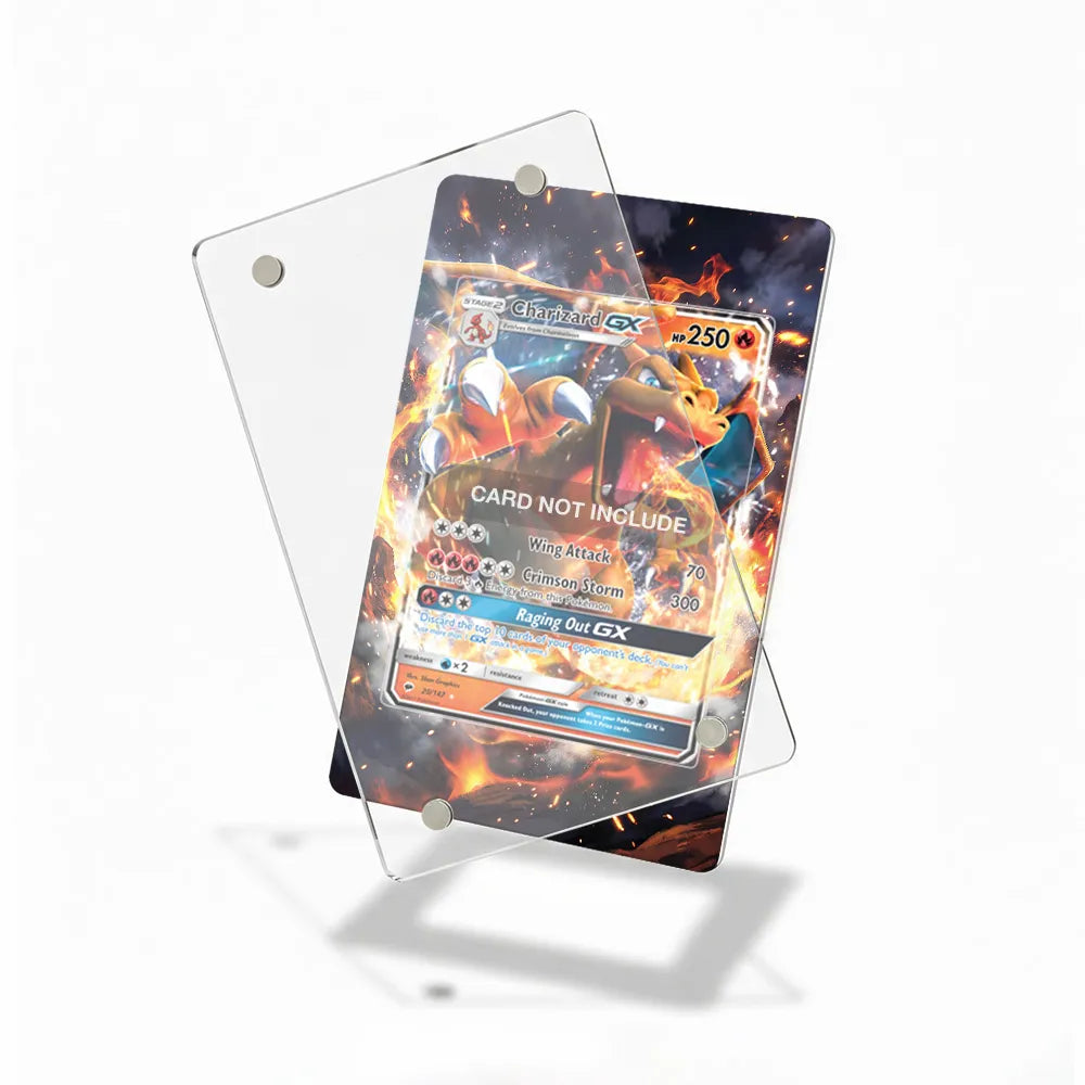 Charizard-GX 20-147 Burning Shadows Extended Art Display Cases - Magnetic Case - Detail View