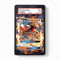 Charizard-GX 20-147 Burning Shadows Extended Art Display Cases - PSA Slab Case - Front View