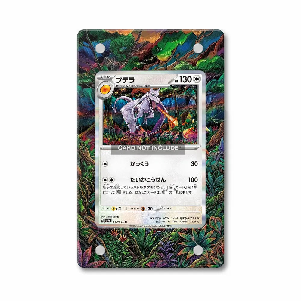 Charizard 142-165 SWSH Black Star Promos Extended Art Display Cases - Magnetic Case - Front View