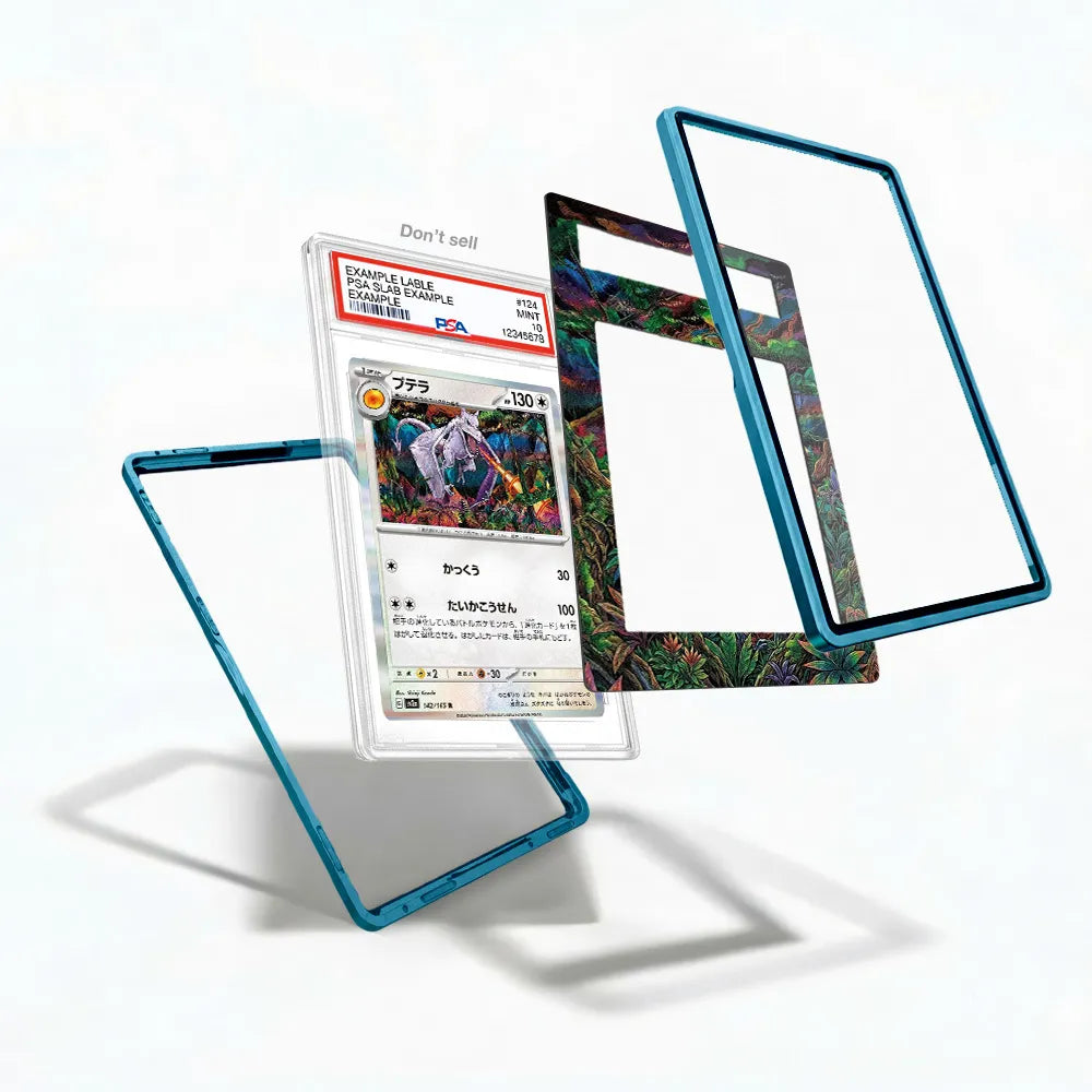 Charizard 142-165 SWSH Black Star Promos Extended Art Display Cases - PSA Slab Case - Detail View