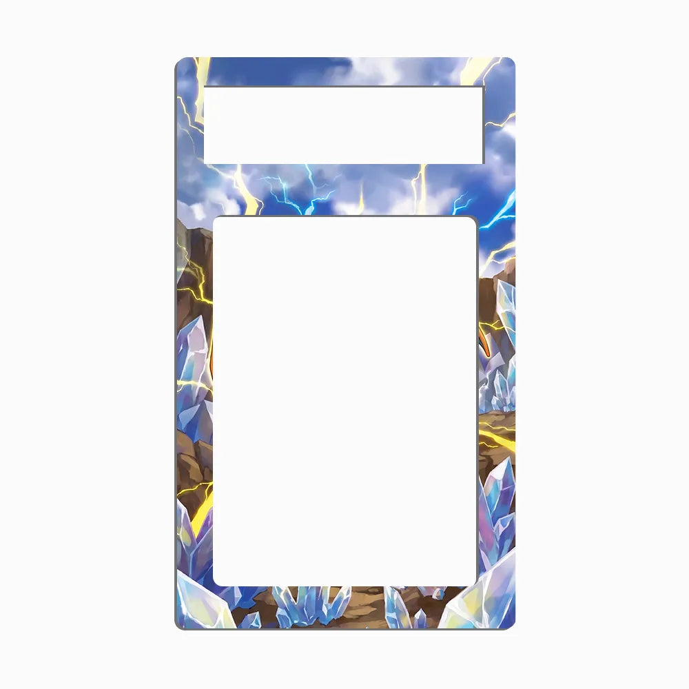 Charizard 4-100 Holo Crystal Guardians Extended Art Display Cases - PSA Metal Art Only - Front View