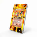 Charizard 4-102 30th Anniversary Pokemon Cards Custom Art Display Cases - Magnetic Case - Side View