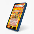 Charizard 4-102 30th Anniversary Pokemon Cards Custom Art Display Cases - PSA Slab Case - Side View