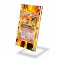 Charizard 4-102 30th Anniversary Pokemon Cards Custom Art Display Cases - Screws Case - Side View