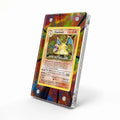 Charizard 4-102 Base Set Extended Art Display Cases - Magnetic Case - Side View