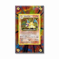 Charizard 4-102 Base Set Extended Art Display Cases - Screws Case - Front View
