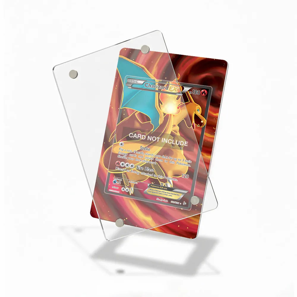 Charizard EX 100-106 XY-Flashfire Extended Art Display Cases - Magnetic Case - Detail View