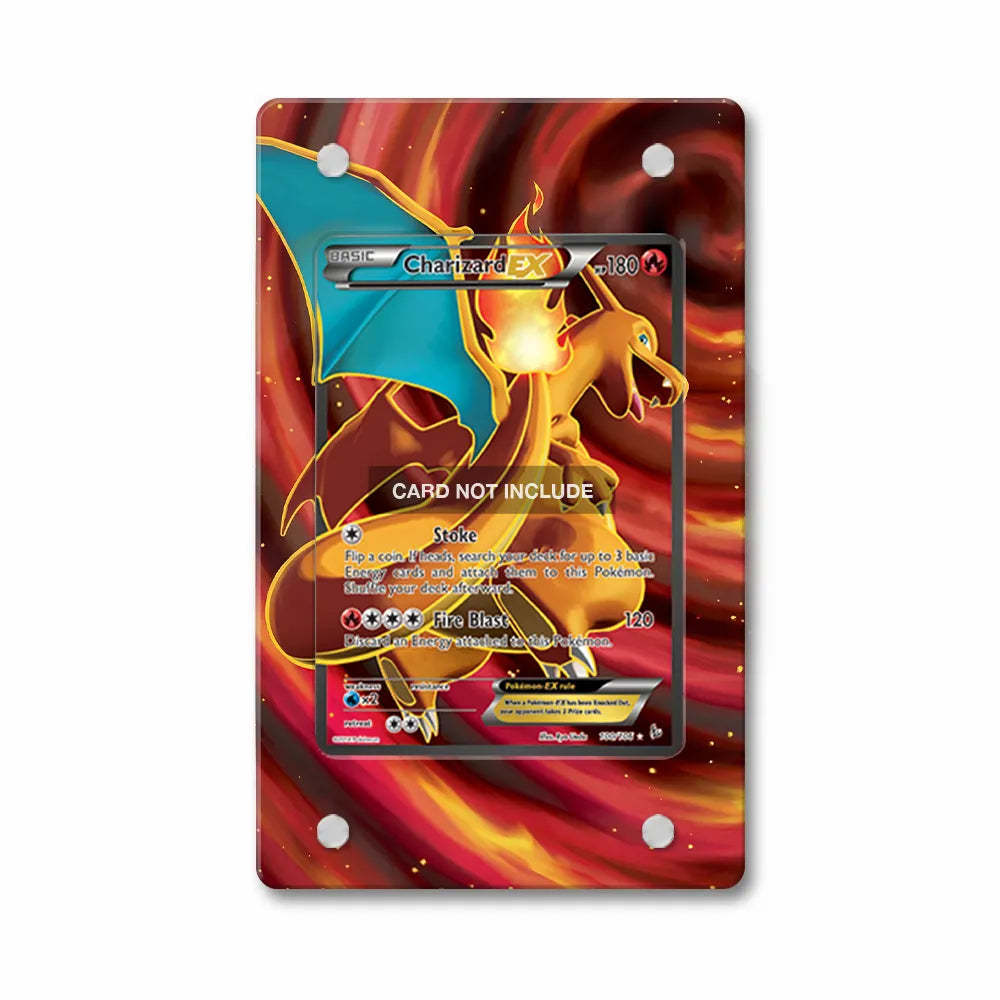 Charizard EX 100-106 XY-Flashfire Extended Art Display Cases - PSA Slab Case - Front View