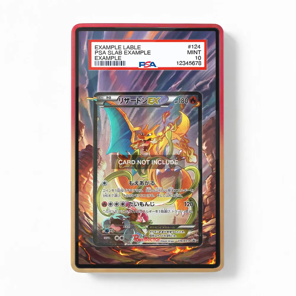 Charizard EX 276 XY-P Promo JP Extended Art Display Cases - PSA Slab Case - Front View