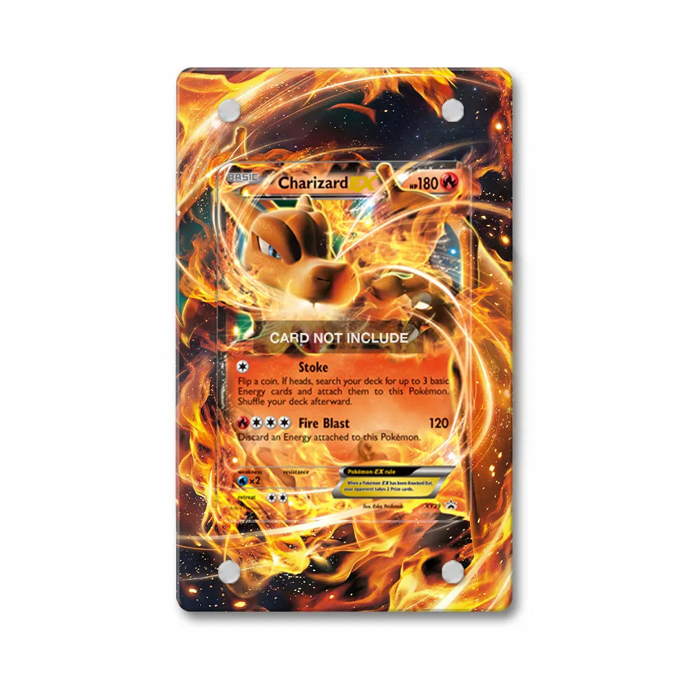 Charizard EX XY29 XY Promo Series Extended Art Display Cases - Magnetic Case - Front View