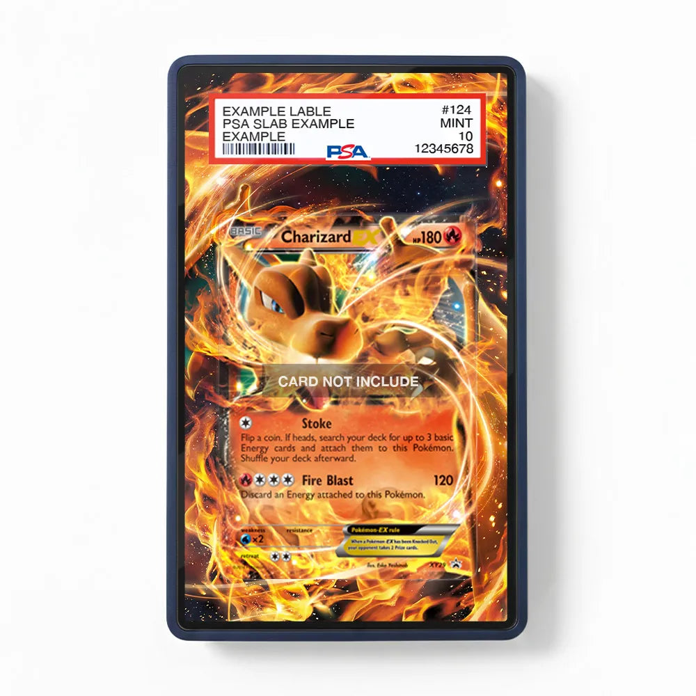 Charizard EX XY29 XY Promo Series Extended Art Display Cases - PSA Slab Case - Front View