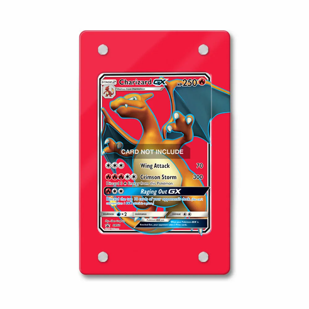 Charizard GX SM60 Promo Extended Art Display Cases - Magnetic Case - Front View