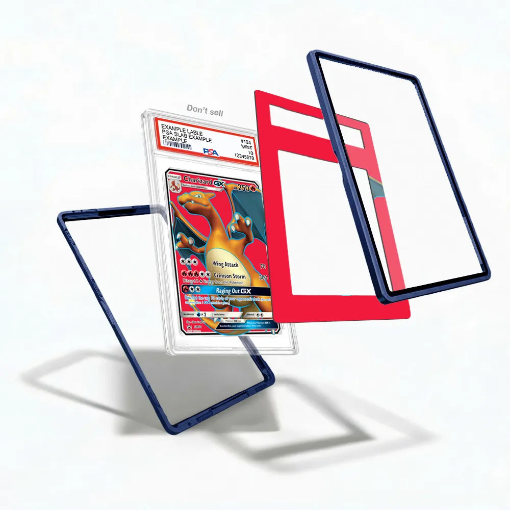 Charizard GX SM60 Promo Extended Art Display Cases - PSA Slab Case - Detail View