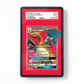 Charizard GX SM60 Promo Extended Art Display Cases - PSA Slab Case - Front View
