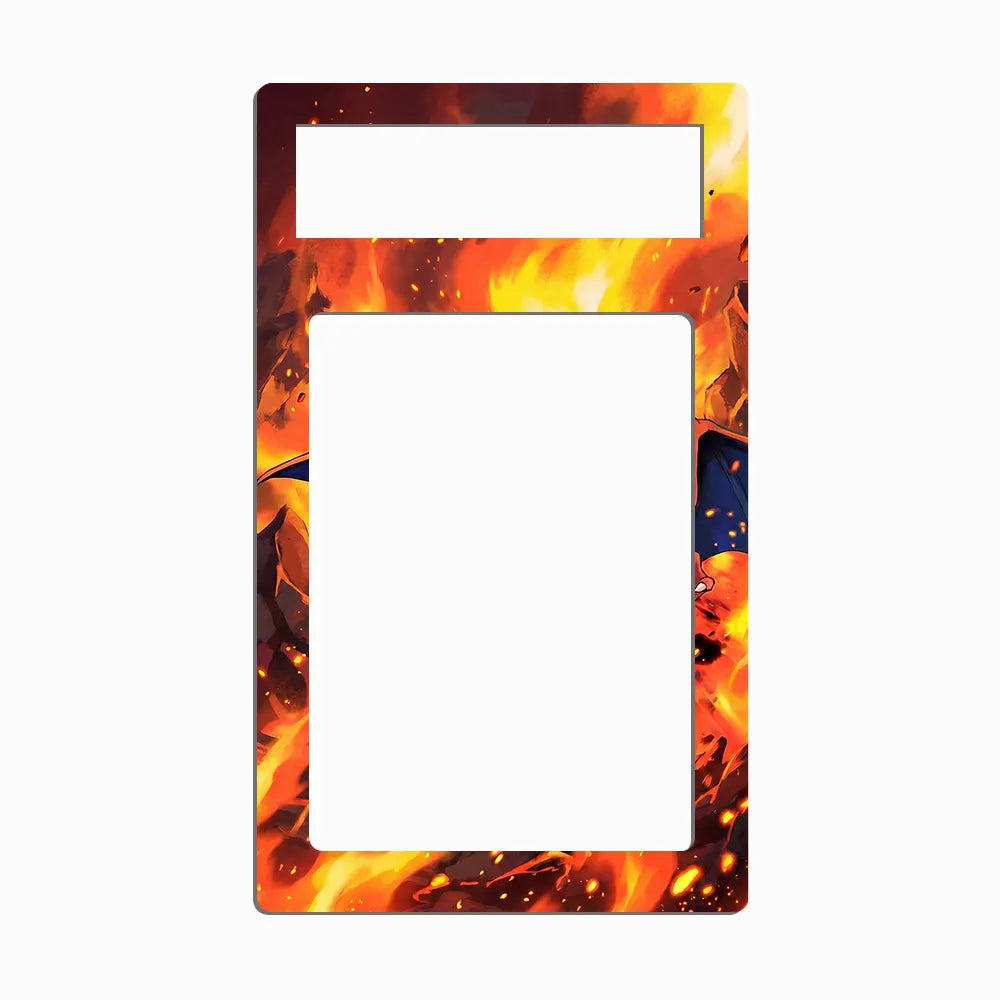 Charizard Holo No.006 Expansion Pack JP Extended Art Display Cases - PSA Metal Art Only - Front View