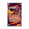 Charizard LV.X 143-147 Great Encounters Pokemon Cards Extended Art Display Cases - Screws Case - Front View