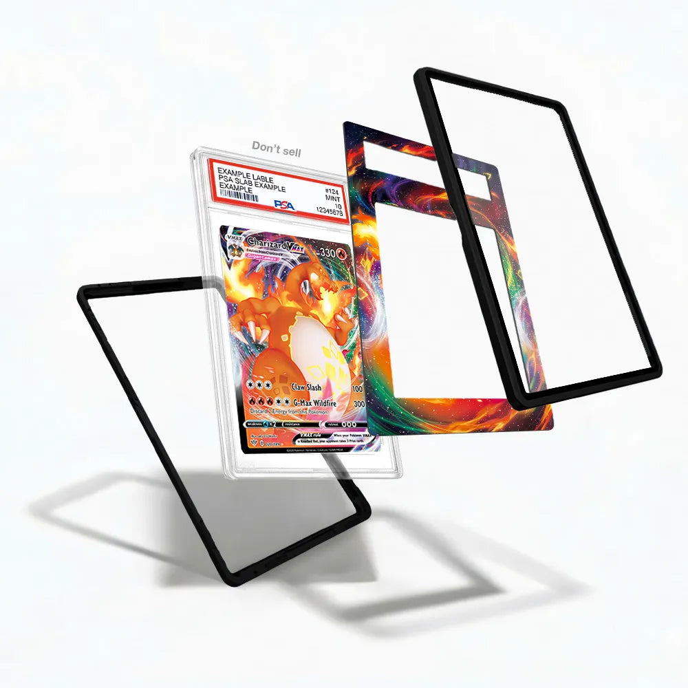 Charizard VMAX 020-189 Darkness Ablaze Extended Art Display Cases - PSA Slab Case - Detail View
