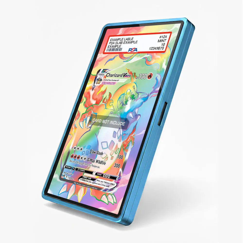 Charizard VMAX 074-073 Champion's Path Extended Art Display Cases - PSA Slab Case - Side View