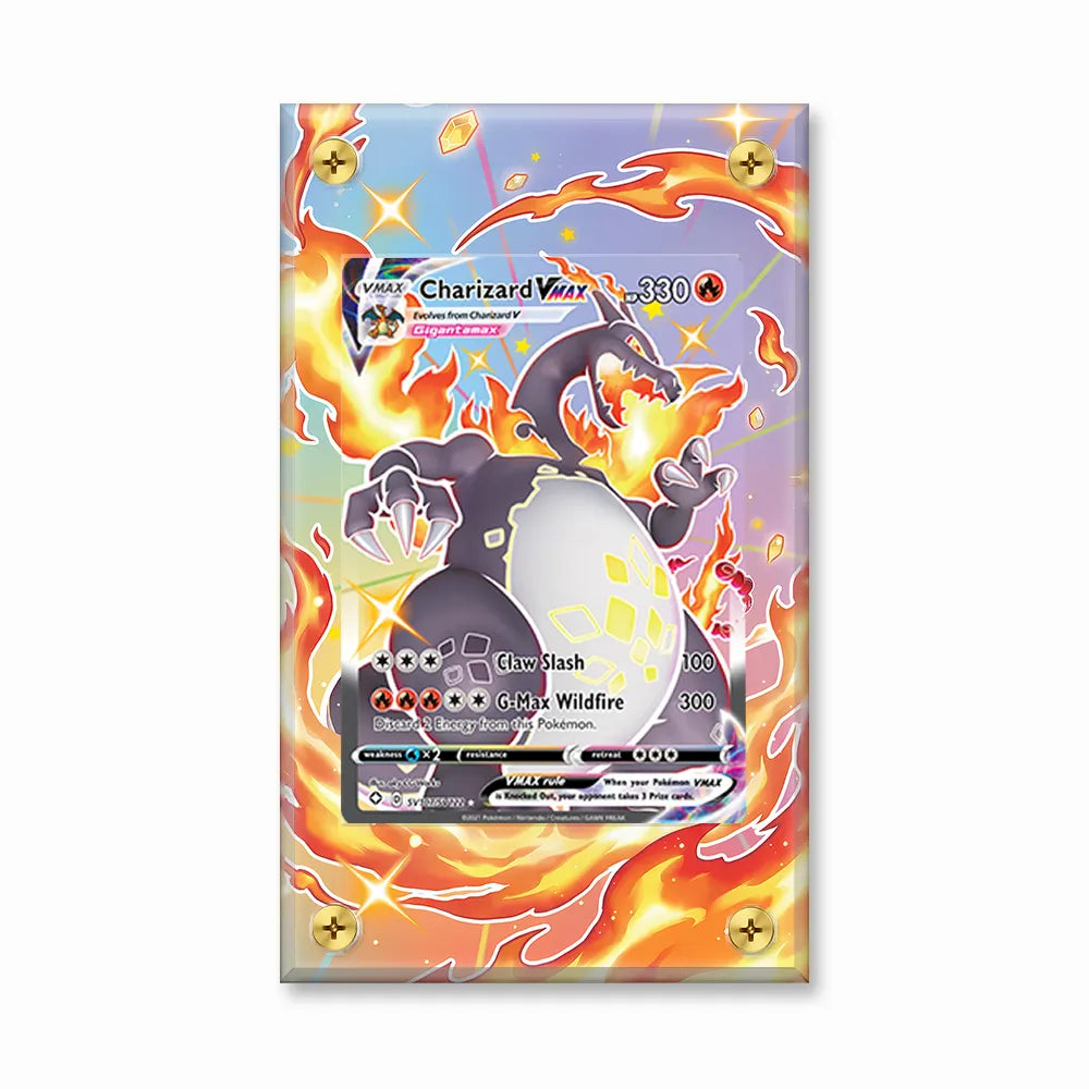 Charizard VMAX SV107-SV122 Shining Fates Extended Art Pokemon Card Display Case