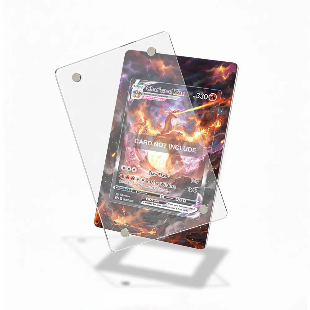 Charizard VMAX SWSH 261 Promo Extended Art Display Cases - Magnetic Case - Detail View