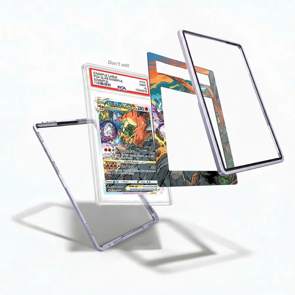 Charizard VSTAR SWSH 262 Promo Extended Art Display Cases - PSA Slab Case - Detail View